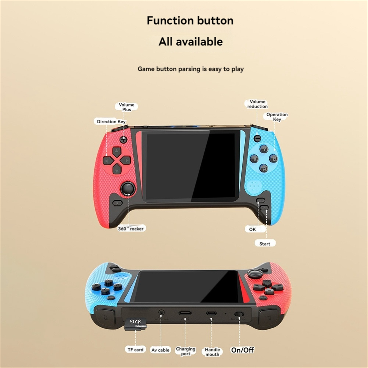 Gaming Console For 10 Year Old - Practical Handheld Video Game Console 500