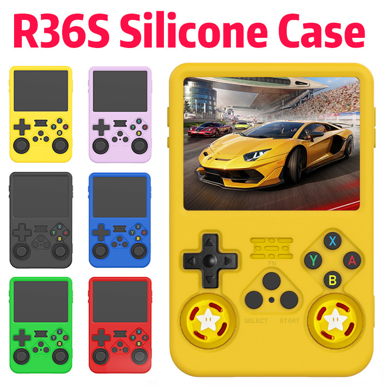 Gaming Console Latest - Color Silicone Protective Case for R36S