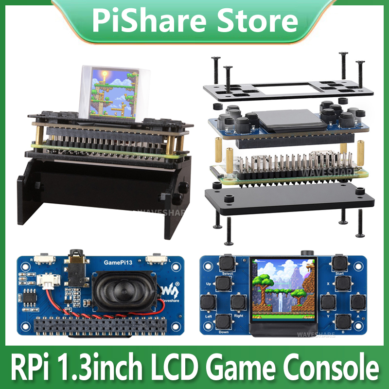 Gaming Console Kit - Raspberry Pi 1.3inch LCD Display Screen