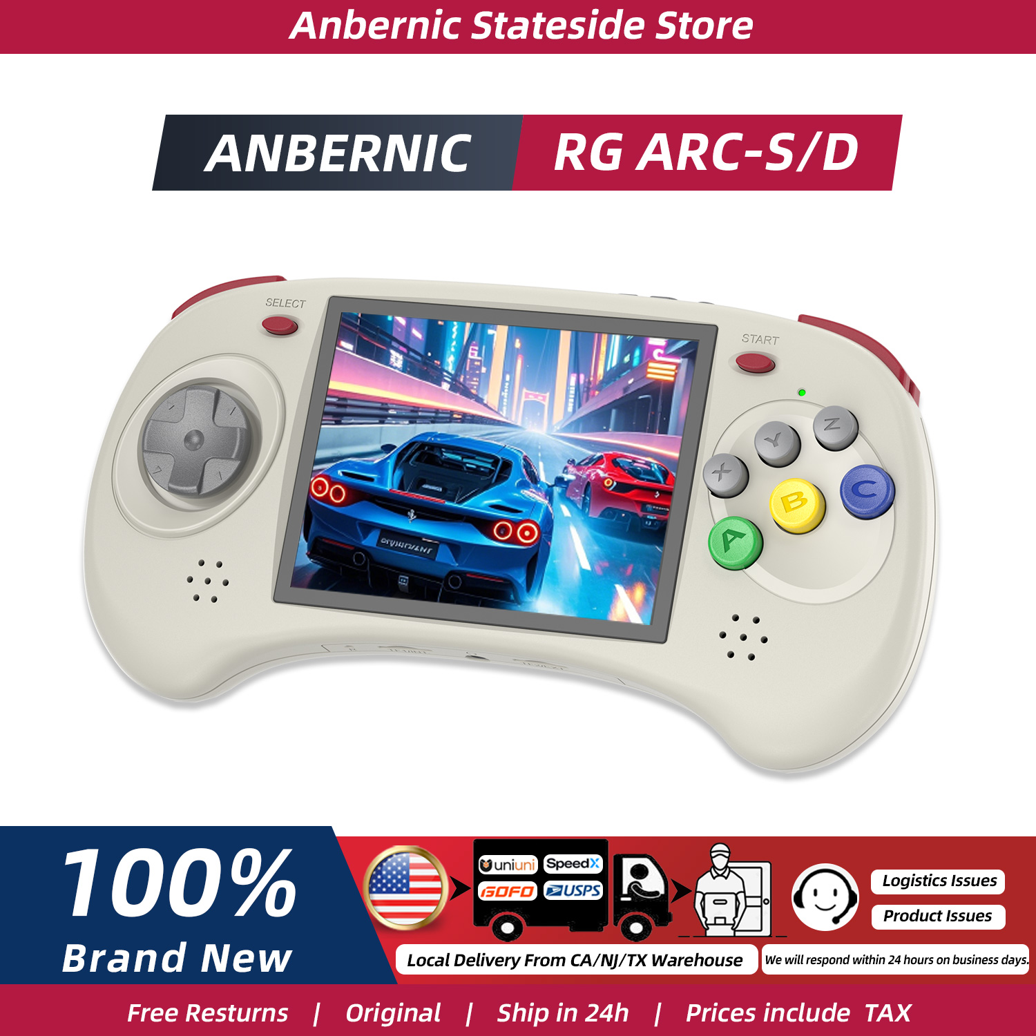 Gaming Console Retro Handheld - ANBERNIC RG ARC-D RG ARC-S Retro