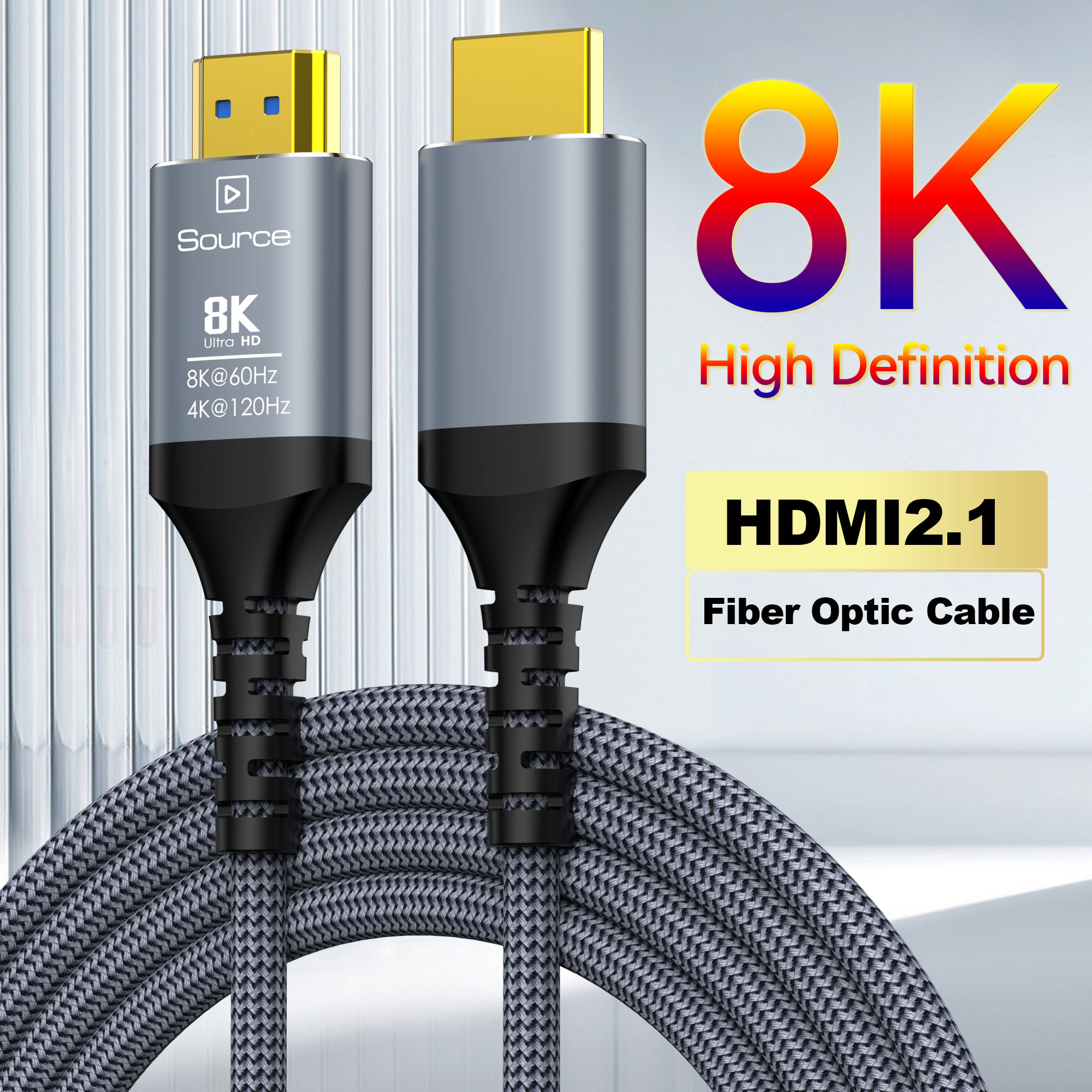 Fiber Optic 8K HDMI Long Cable - đánh giá và giá Hdmi Cable 2.1