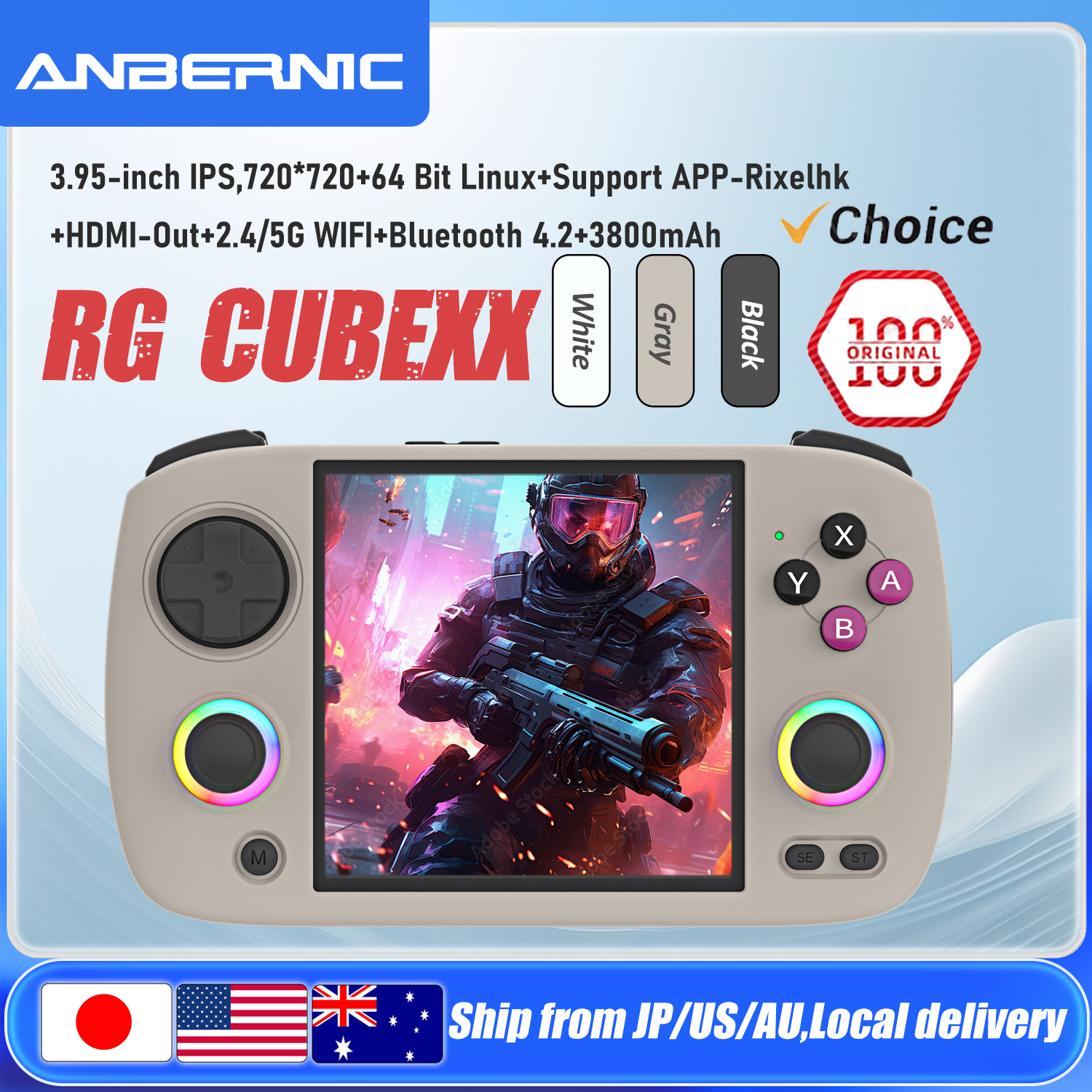 ANBERNIC RG CubeXX Handheld Ga - đánh giá và giá Gaming Console Retro Handheld