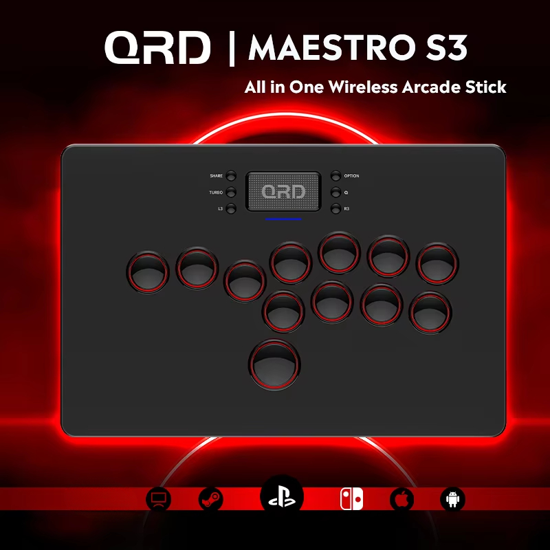 QRD Maestro S3 Wireless Hitbox - đánh giá và giá Gaming Console Gp Pro
