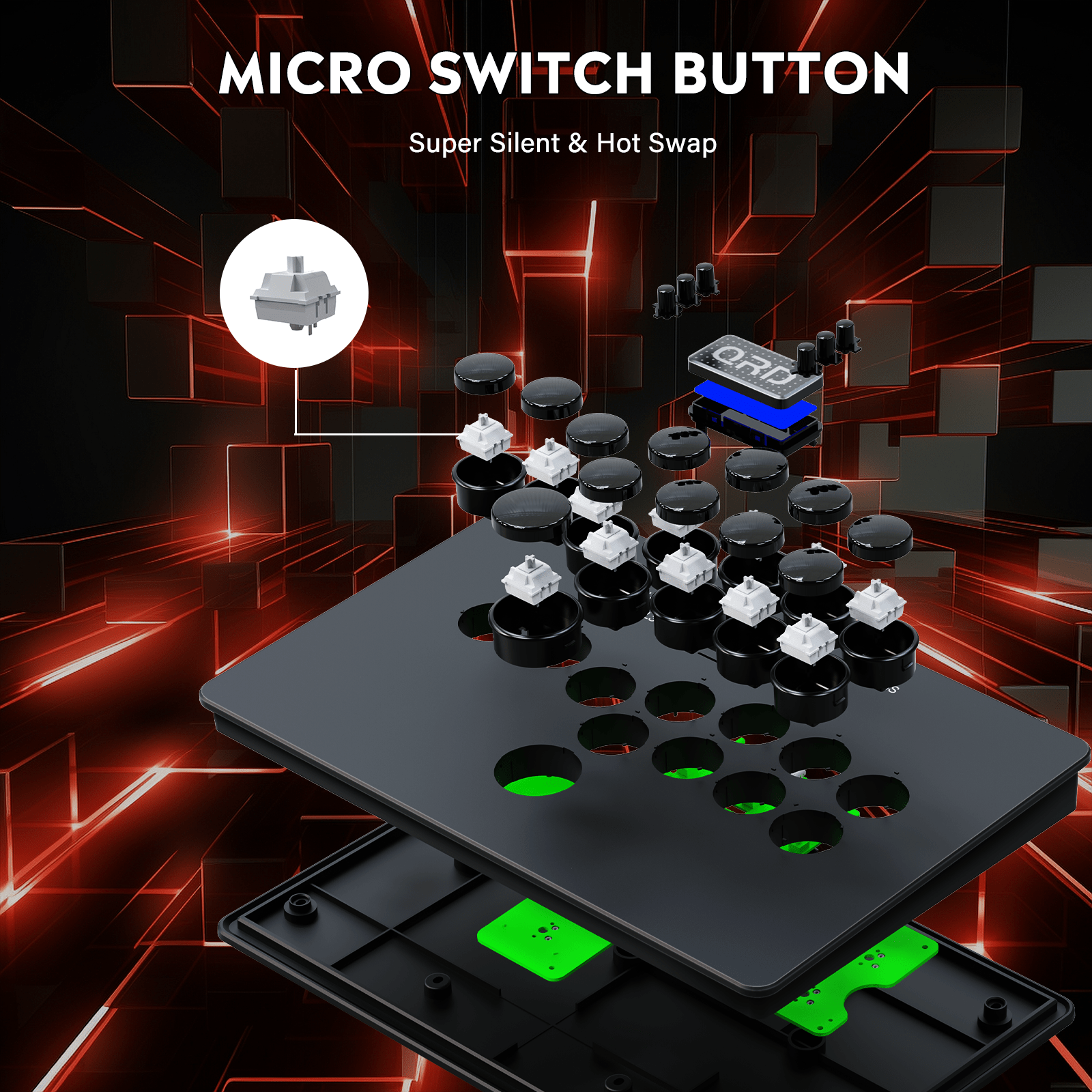 QRD Maestro S3 Wireless Hitbox - đánh giá và giá Gaming Console Gp Pro
