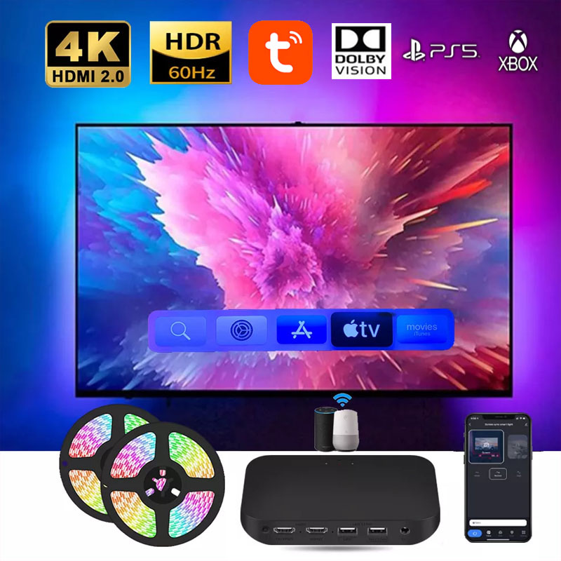 Smart Ambient TV Led Backlight - đánh giá và giá Hdmi Cable 2.1