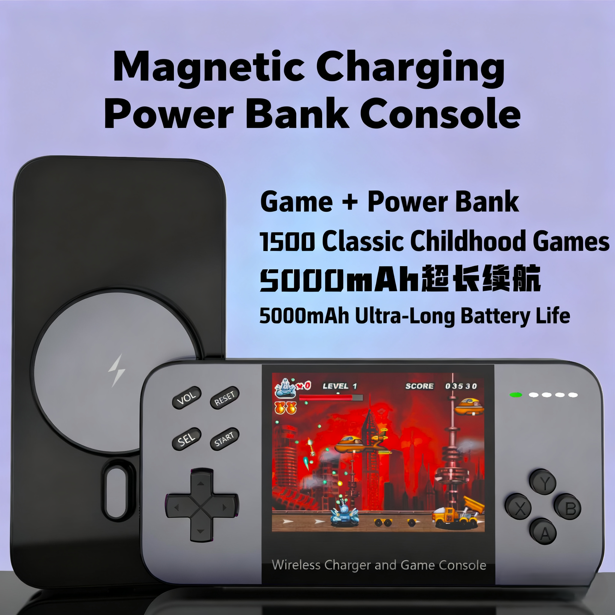 New game console with 1500 gam - đánh giá và giá Gaming Console Phone