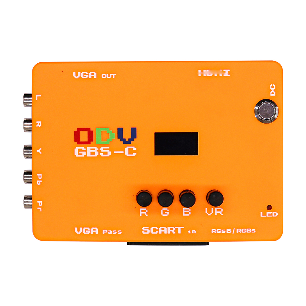 ODV-GBS-C Component/VGA/Scart  - đánh giá và giá Gaming Console Retro Handheld