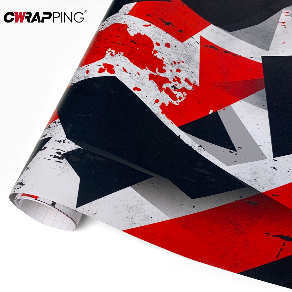 Geometric Camo Car Vinyl Wrap  - đánh giá và giá Console Skin Wrap