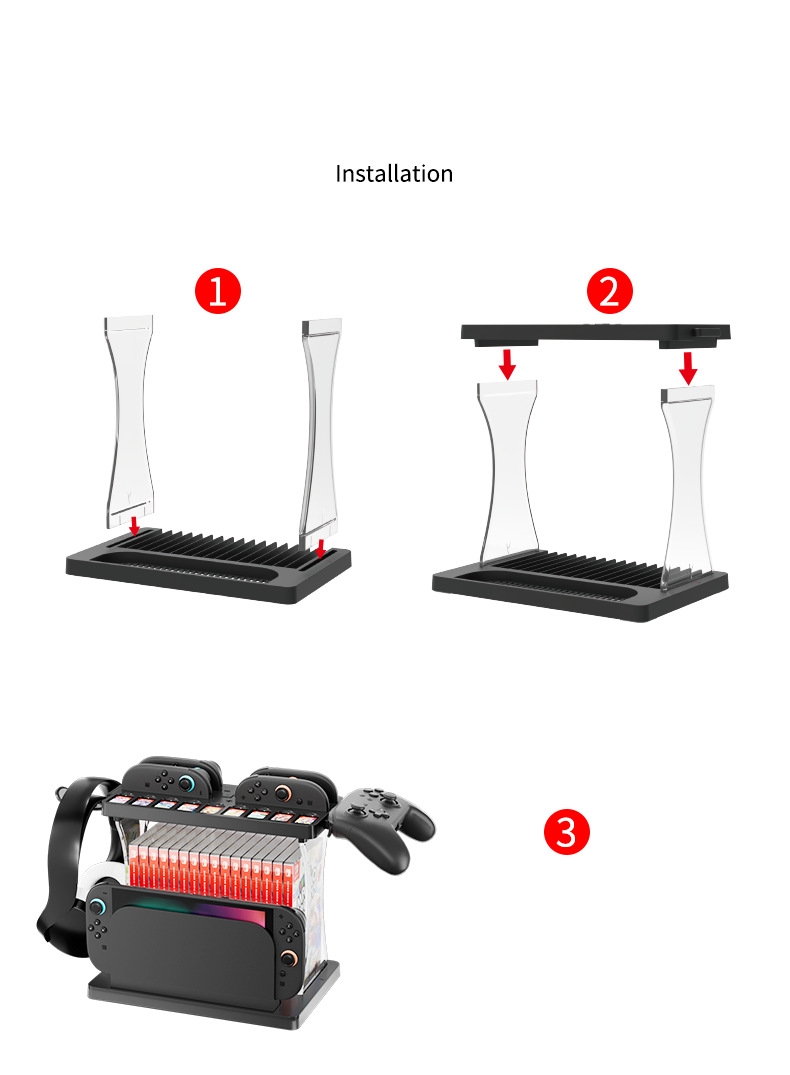 For Switch2 Console Organizer  - đánh giá và giá Gaming Console Headset