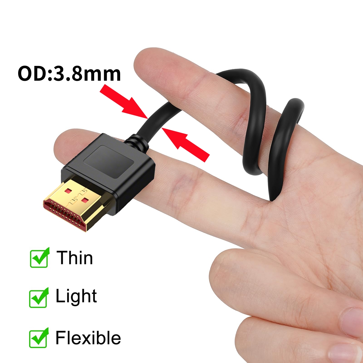 90 Degree Up/Down/Left/Right A - đánh giá và giá Hdmi Cable 2.1