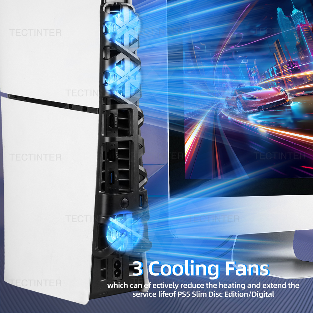 Cooling Fan for PS5 Slim Disc  - đánh giá và giá Gaming Console Kit