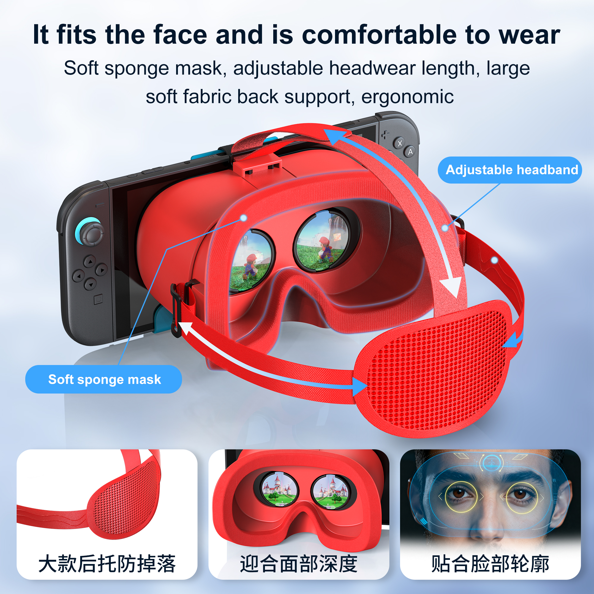 Upgraded VR Headset for Ninten - đánh giá và giá Gaming Console Headset