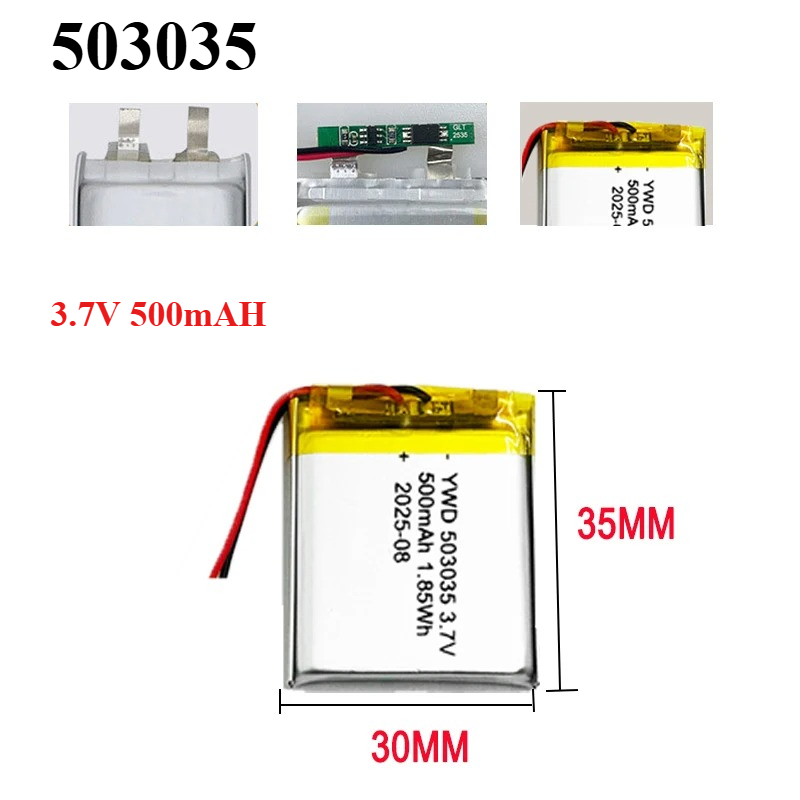 3.7V 500mAh 503035 Rechargeabl - đánh giá và giá Gaming Console In Car