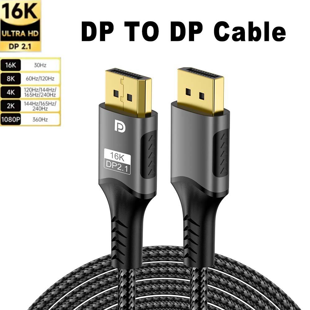 16K DP 2.1 8K@120Hz 4K@240Hz 8 - đánh giá và giá Hdmi Cable 2.1