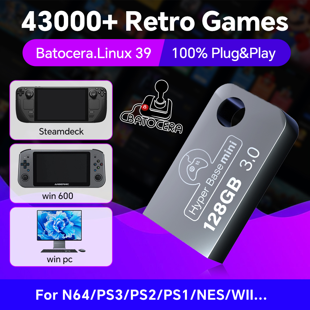 Batocera 128G USB Flash Drive  - đánh giá và giá Gaming Console Latest