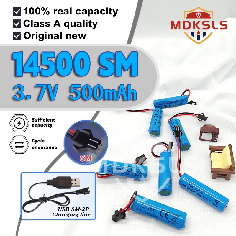 New 3.7V 500mAh 14500 SM-2P Pl - đánh giá và giá Gaming Console In Car